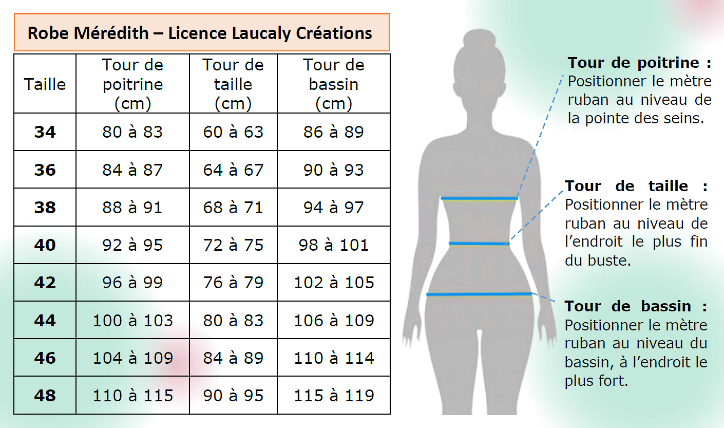 Guide des tailles_Mérédith_Mon labo couture